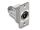 DELOCK Panel Mount IEC Stecker zu F Bu silber / weiß