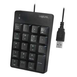 LogiLink ID0184 Numerische Tastatur Laptop Schwarz