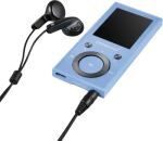 Intenso Video Scooter BT MP3-Player 64 GB – Bluetooth 5.0, 1,8" LCD Display, USB-C, microSD-Kartenleser, 18 Std. Akkulaufzeit, Musik- & Videoplayer, Blau