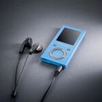 Intenso Video Scooter BT MP3-Player 64 GB – Bluetooth 5.0, 1,8" LCD Display, USB-C, microSD-Kartenleser, 18 Std. Akkulaufzeit, Musik- & Videoplayer, Blau