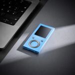 Intenso Video Scooter BT MP3-Player 64 GB – Bluetooth 5.0, 1,8" LCD Display, USB-C, microSD-Kartenleser, 18 Std. Akkulaufzeit, Musik- & Videoplayer, Blau