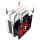 Xilence I402 Prozessor Kühler 9,2 cm Schwarz, Rot, Silber