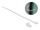 DELOCK Befestigungsschelle 6,4 mm mit KBI 200x3,6mm weiß