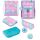 Herlitz FiloActive XL Plus Ocean Lights Schulranzen-Set Mädchen Polyester Blau, Pink