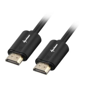 Sharkoon HDMI/HDMI 4K, 5m HDMI-Kabel HDMI Typ A (Standard) Schwarz