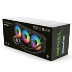 Inca ISS-03XN Computerkühlsystem Computergehäuse Flüssigkeitskühlung 12 cm Schwarz