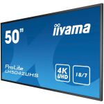 iiyama ProLite LH5042UHS++B-Ware++49.5" 16:9 4K 18/7 Display schwarz