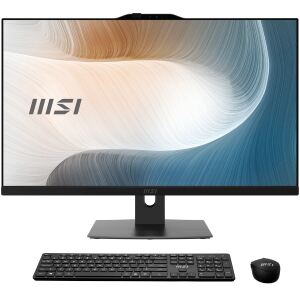 MSI Modern AM272P 1M-1235AT All-in-One PC/Workstation Intel Core 7 150U 68,6 cm (27") 1920 x 1080 Pixel All-in-One-PC 16 GB DDR5-SDRAM 1 TB SSD Windows 11 Pro Wi-Fi 6E (802.11ax) Schwarz