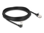 DELOCK RJ45 Netzwerkkabel Cat.6A S/FTP Slim 90°unten...
