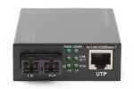 Digitus Gigabit PoE Medienkonverter, RJ45 / SC, MM, PSE