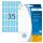 HERMA Vielzwecketiketten 12x30 mm blau Papier matt Handbeschriftung 1120 St.