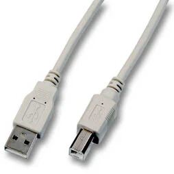 EFB Elektronik 1.8m, USB A - USB B, M/M USB Kabel USB 2.0 1,8 m Grau