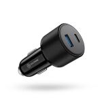 ALOGIC CRCA100C1 Ladegerät für Mobilgeräte Laptop, Smartphone, Smartwatch Schwarz Zigarettenanzünder Schnellladung Auto