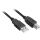 Sharkoon Kabel USB 2.0 A-B 2,0m schwarz