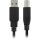 Sharkoon Kabel USB 2.0 A-B 2,0m schwarz