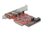 DELOCK exp. 4x Karte zu 1x ext. USB Type-C Buchse
