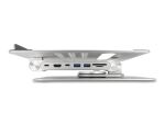 DELOCK Tablet/Notebook Ständer + eingebauter Dockingstation