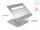 DELOCK Tablet/Notebook Ständer + eingebauter Dockingstation