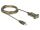 DeLOCK 64073 Serien-Kabel Transparent 2 m USB Typ-A DB-9