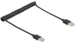 DeLOCK Spiralkabel EASY-USB 2.0 Typ-A Stecker zu EASY-USB...