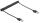 DeLOCK Spiralkabel EASY-USB 2.0 Typ-A Stecker zu EASY-USB Typ-A Stecker 0,5 m bis 0,8 m schwarz