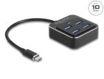 DELOCK USB 3.2 Gen 2 USB Type-C Hub mit 4 x USB Type-A Bu.