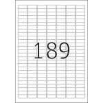 HERMA Ablösbare Etiketten A4 25.4x10 mm weiß...