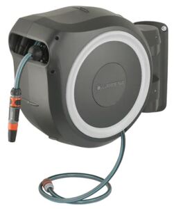 Gardena RollUp L Wandmontierte Rolle Automatisch Schwarz, Blau, Grau