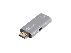 Lanberg AD-HD-DP-01 Videokabel-Adapter 0 m HDMI Typ A (Standard) DisplayPort Silber