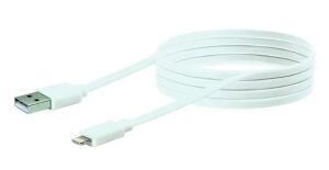 Schwaiger LKF200L532 Lightning-Kabel 2 m Weiß