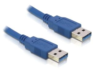 DeLOCK Cable USB 3.0-A male/male USB Kabel 1,5 m USB A 5 Gbit/s Blau