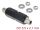 DeLOCK Hohlstecker Adapter DC 5,5 x 2,1 mm Buchse auf Buchse mit Gewinde gerade