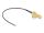 DeLOCK Antennenkabel SMA 90° PCB Buchse zum Einbau zu I-PEX Inc., MHF® 4L Stecker 1.13 15 cm Gewindelänge 15 mm