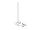 DeLOCK WiFi 6 Doppelantenne 2 x I-PEX Inc., MHF I Stecker 2 - 5 dBi 17 cm omnidirektional mit Kippgelenk weiß
