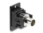 DELOCK Panel Mount BNC Buchse zu BNC Buchse schwarz