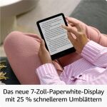 Amazon Kindle Paperwhite Signature Edition eBook-Reader Touchscreen 32 GB WLAN Schwarz, Metallisch