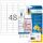 HERMA Etiketten transparent glasklar A4 45.7x21.2 mm transparent klar Folie glänzend 1200 St.