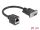 DELOCK Seriell RS-232/422/485 Adapter DB9 Bu zu RJ45 Bu
