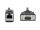 DELOCK Seriell RS-232/422/485 Adapter DB9 Bu zu RJ45 Bu