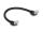 DELOCK RJ45 Netzwerkkabel Cat.6A S/FTP Slim 45° 0,25m schwar