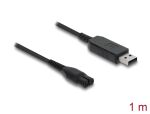 DeLOCK USB Ladekabel 4,3 V für Elektrorasierer kompatibel mit Philips OneBlade 360 Face + Body - Rasierer Ladegerät Ersatzkabel 1 m