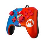 PDP REMATCH: Power Pose Mario Blau, Rot USB Gamepad Analog / Digital Nintendo Switch, Nintendo Switch OLED
