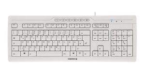CHERRY STREAM 3.0 Tastatur Büro USB Schweiz/EU Grau
