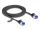 DeLOCK RJ45 Flachband Patchkabel Stecker zu Stecker Cat.6A flexibel 2 m schwarz