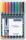 Staedtler 313 WP8 Permanent-Marker Schwarz, Blau, Braun, Grün, Orange, Rot, Violett, Gelb 1 Stück(e)