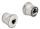 DeLOCK 88190 Steckdose 2 x RJ-45 Schwarz, Silber