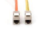Digitus CAT 6A Keystone Modul, geschirmt mit intelligentem Kabelmanager, Set (24 Stück)