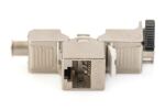 Digitus CAT 6A Keystone Modul, geschirmt mit intelligentem Kabelmanager, Set (24 Stück)