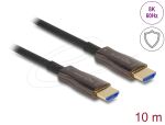 DeLOCK Aktives Optisches HDMI Kabel mit Metallarmierung 8K 60 Hz 10 m