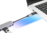 Manhattan 153980 Kabeladapter USB A USB C Schwarz